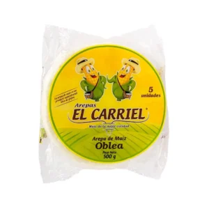 Arepa El Carriel De Maíz Oblea 10 Porciones x1000g