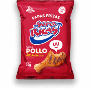Papas Sabor A Pollo X30g Super Ricas