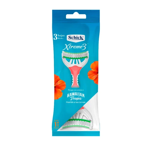Maquina De Afeitar Xtreme 3 Hojas Hawaiian Tropic