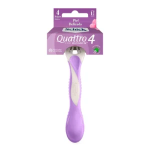 Maquina De Afeitar Schick Quattro 4 Hojas For Women