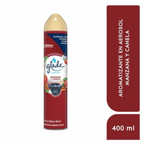 Glade en Aerosol Manzana y Canela x400ml
