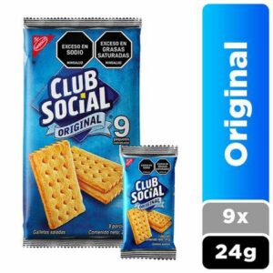 Galletas Club Social Original 9 Paq x216g