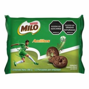 Galletas Nestle Milo Anillos 12 Paq x390g
