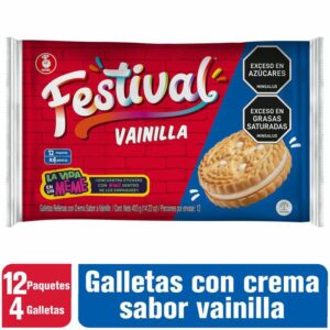 Galletas Noel Festival Vainilla 12 Paq x403g