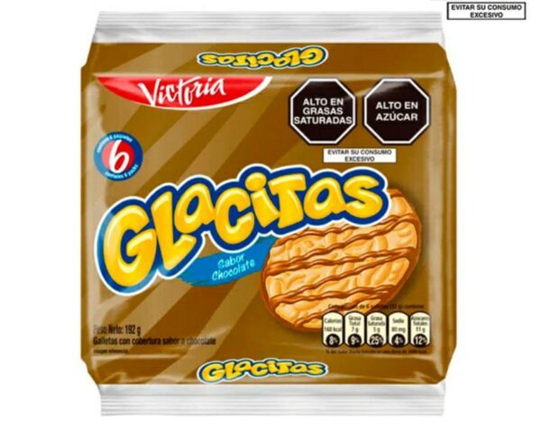 Galletas Glacitas Chocolate 6 Paq x192g