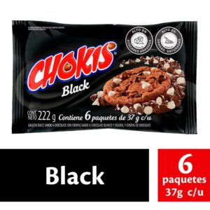Galletas Chokis Black 6 Paq x222g