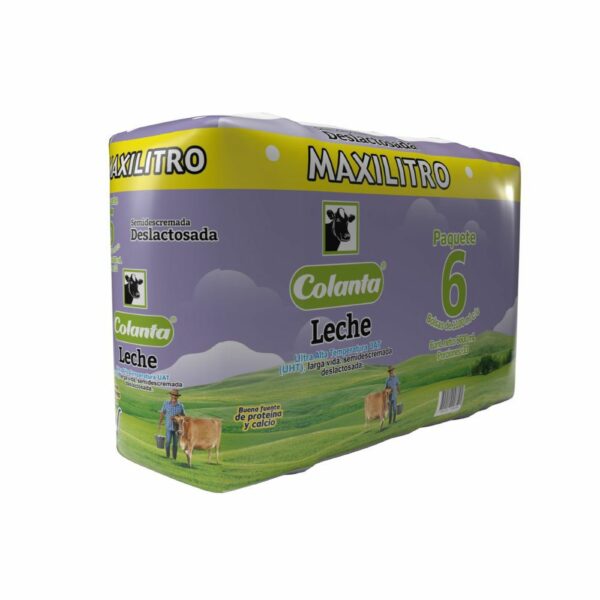 Six Pack Leche Colanta Deslactosada 6 und ×1100ml c/u