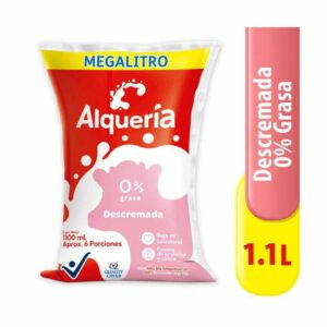 Leche Alqueria Descremada 0% Grasa x1100ml