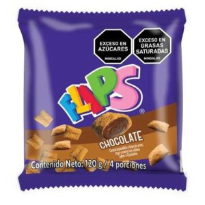 Cereal Flips Sabor Chocolate Bolsa x120g