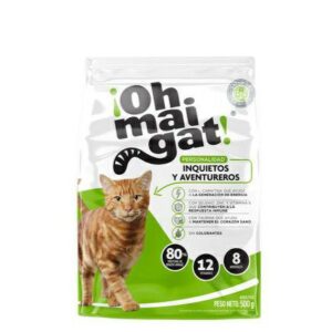 Alimento OH MAI GAT Inquietos y Aventureros x500gr