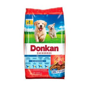 Alimento Para Perro Donkan Cachorros Sabor Carne y Cereales x800g