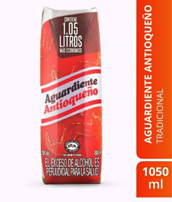 Aguardiente Antioqueño Rojo x1050ml