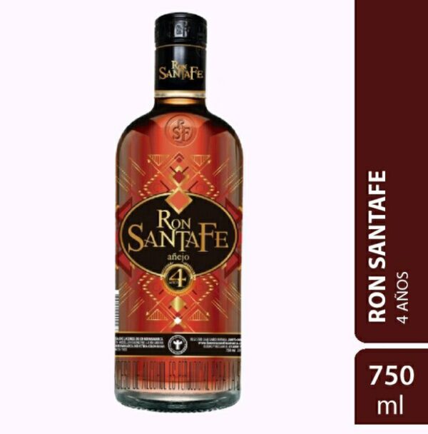 Ron Santafe Añejo 4 Años x 750ml