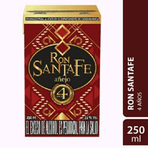 Ron Santafe Añejo 4 Años x250ml