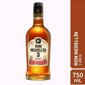 Ron Medellín Añejo 3 Años Tradicional x750ml