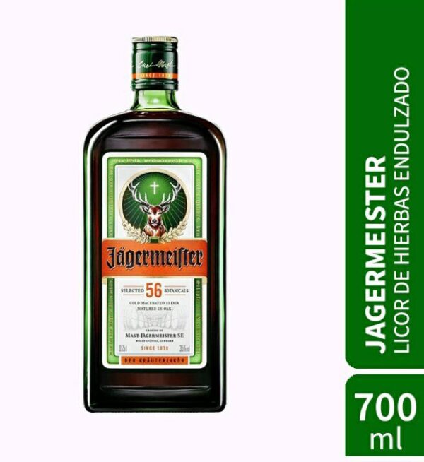 Aperitivo Jagermeister Botella x700ml