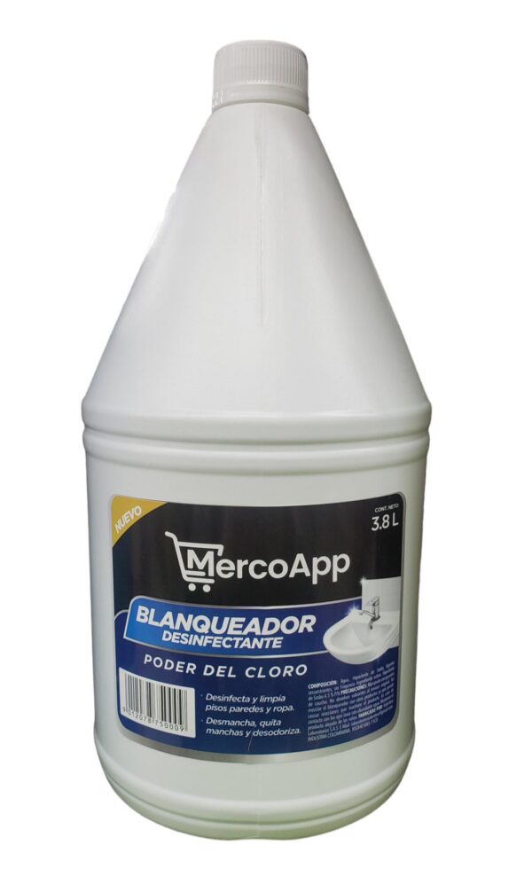 Blanqueador MercoApp Desinfectante x 3.8L