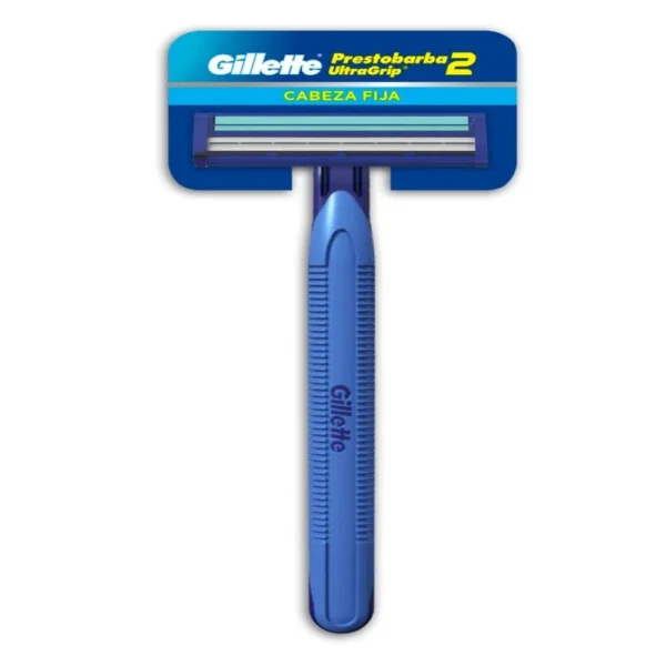 Maquina De Afeitqr Gillette  Prestobarba Ultragrip 2 Hojas Cabeza Fija