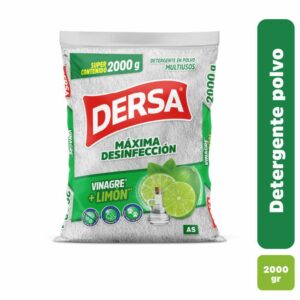 Detergente Dersa Polvo Vinagre Limon x 2000g