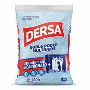 Detergente Dersa Polvo Bicarbonato + Jabon Rey x 500g