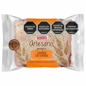 Ponque Bimbo Artesano Zanahoria Con Almendra x 75g