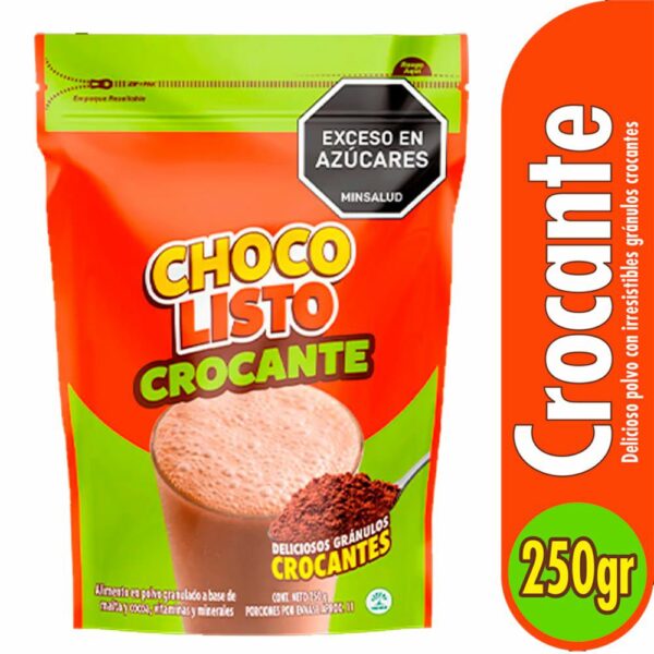 Chocolisto Sabor a Chocolate Crocante x 250g