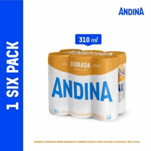 Cerveza Andina Lata 310ml x 6 Unds