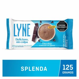 Chocolate Lyne Endulzado Con Splenda x125gr