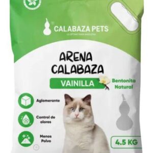 Arena Para Gatos Calabaza Vainilla x4.5kg