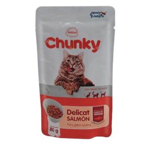 Comida Humeda Para Gato CHUNKY Delicat Salmon x85gr