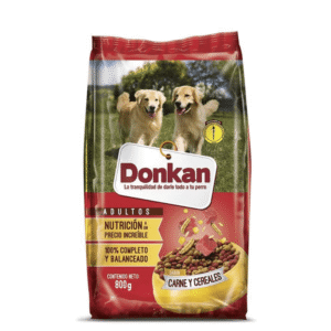Alimento Para Perro Donkan Adultos Sabor Carne y Cereales x800g