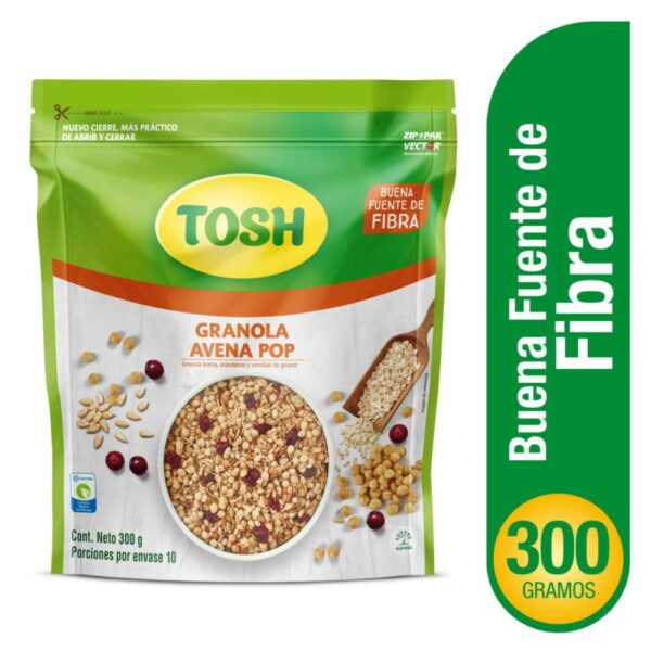 Granola Tosh Avena Pop x 300g