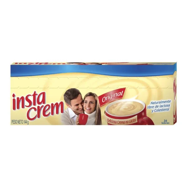 Crema InstaCream Original No Láctea Caja x144g