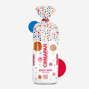 Pan Blanco Tajado Comapan Extra Largo  x520gr