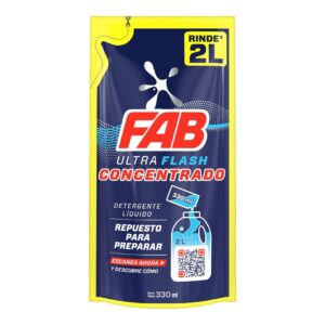 Detergente Líquido FAB Ultra Concentrado X 250 ml