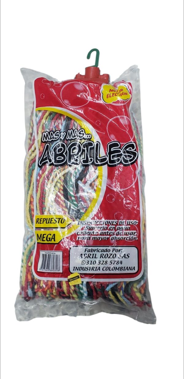 Trapero Repuesto Abriles Mega (Blanco o Color)