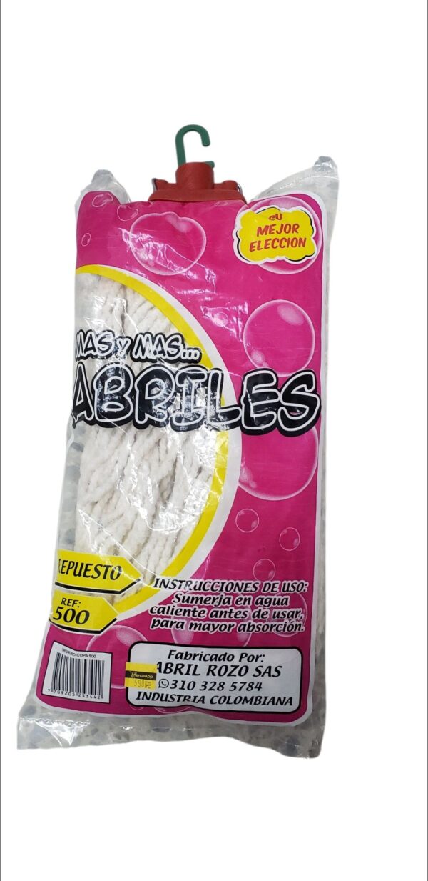 Trapero Repuesto Abriles Copa 500 (Blanco o Color)