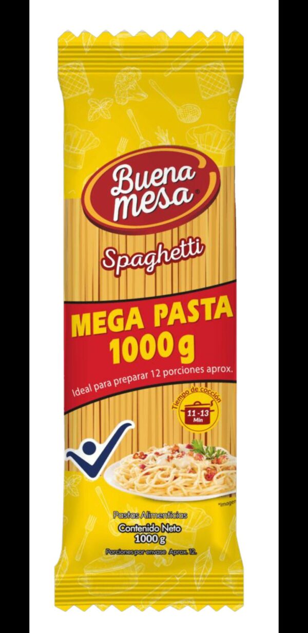 Pasta Spaguetti Buena Mesa x 1000g