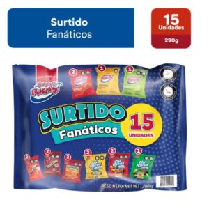 Lonchera Surtido Fanaticos X15Paq Cont. Neto X290g