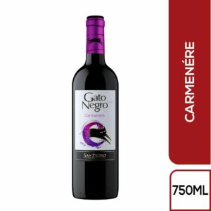 Vino Gato Negro Carmenere Botella x750ml