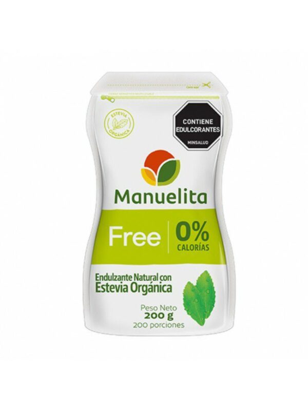 Azúcar Manuelita Zero Calorías Con Stevia Organica x200g