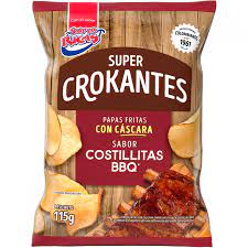 Papas Super Crokantes Sabor Costillitas BBQ X35g