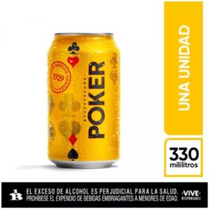 Cerveza Poker Lata x 330ml