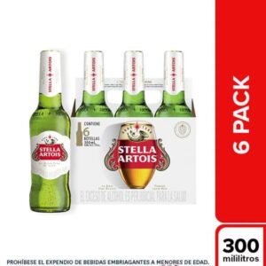Cerveza Stella Artois Botella 300ml x 6 Unds