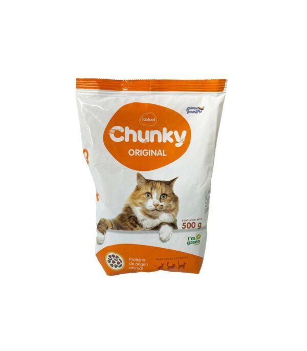 Alimento para gato CHUNKY Original x500gr