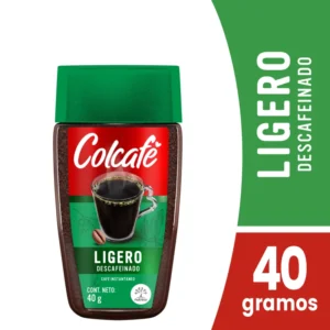 Café Colcafe Ligero Descafeinado Instantáneo x40g