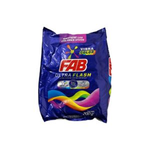 Detergente Polvo Fab Ultra Flash Revitacolor x700g