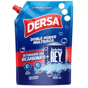Detergente Dersa Con Bicarbonato + Jabon Rey x 1.8L