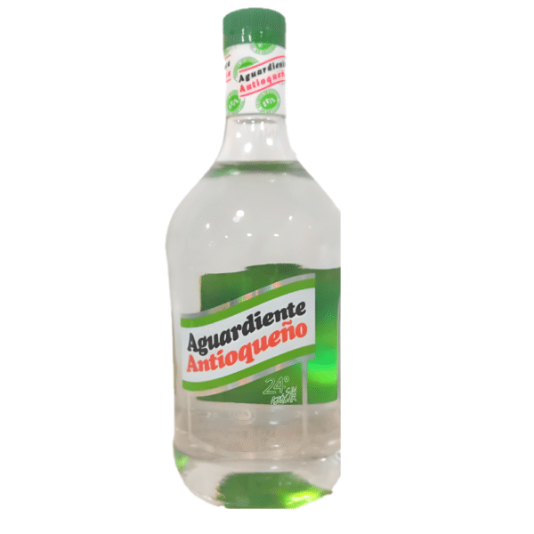Aguardiente Antioqueño Verde 24°. Sin Azúcar x1750ml Garrafa