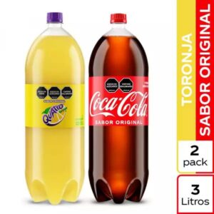 DUO Coca-Cola Original 3L + Quatro 3L